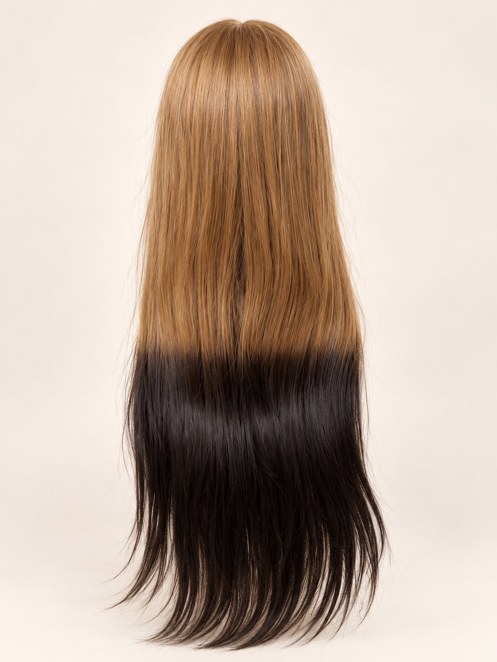 Raw Vietnamese Bone Straight Wig 26 Inches – Back view showing sleek straight texture